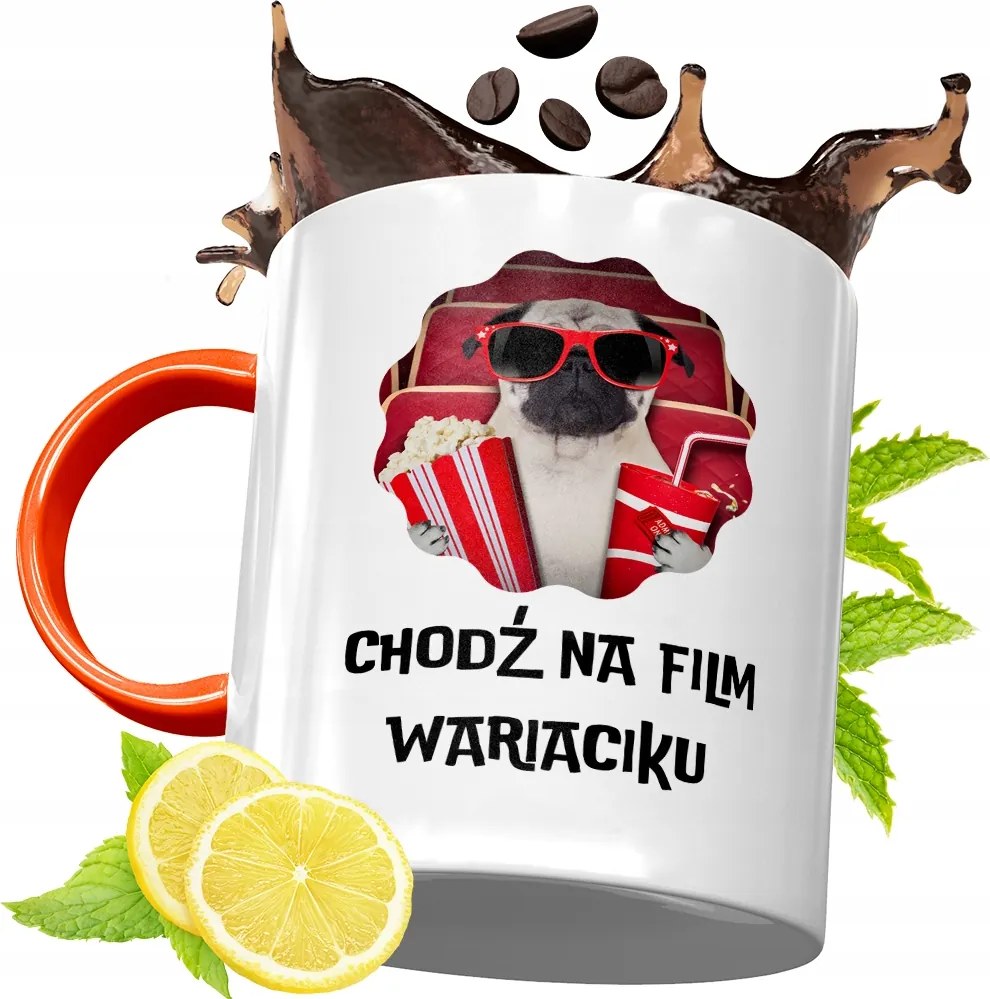 Narancssárga Vicces Bögre Vicces Ajándék fényképes nyomtatással