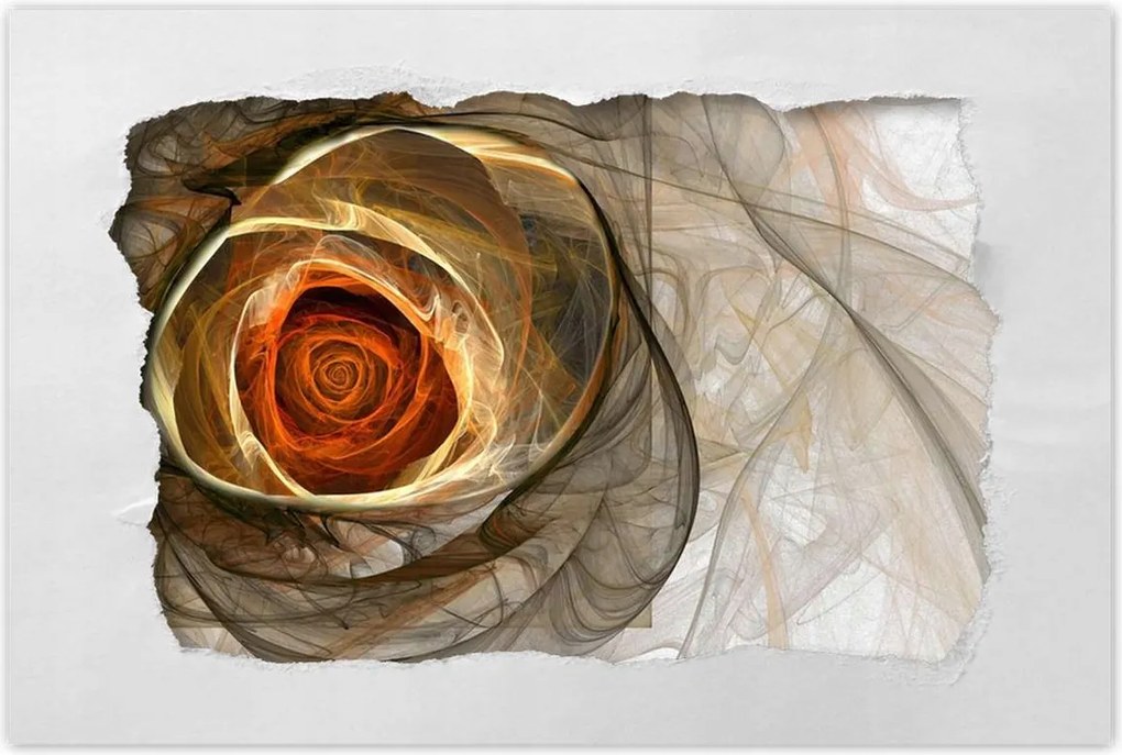 Poszterek 90x60 Absztrakt rózsa