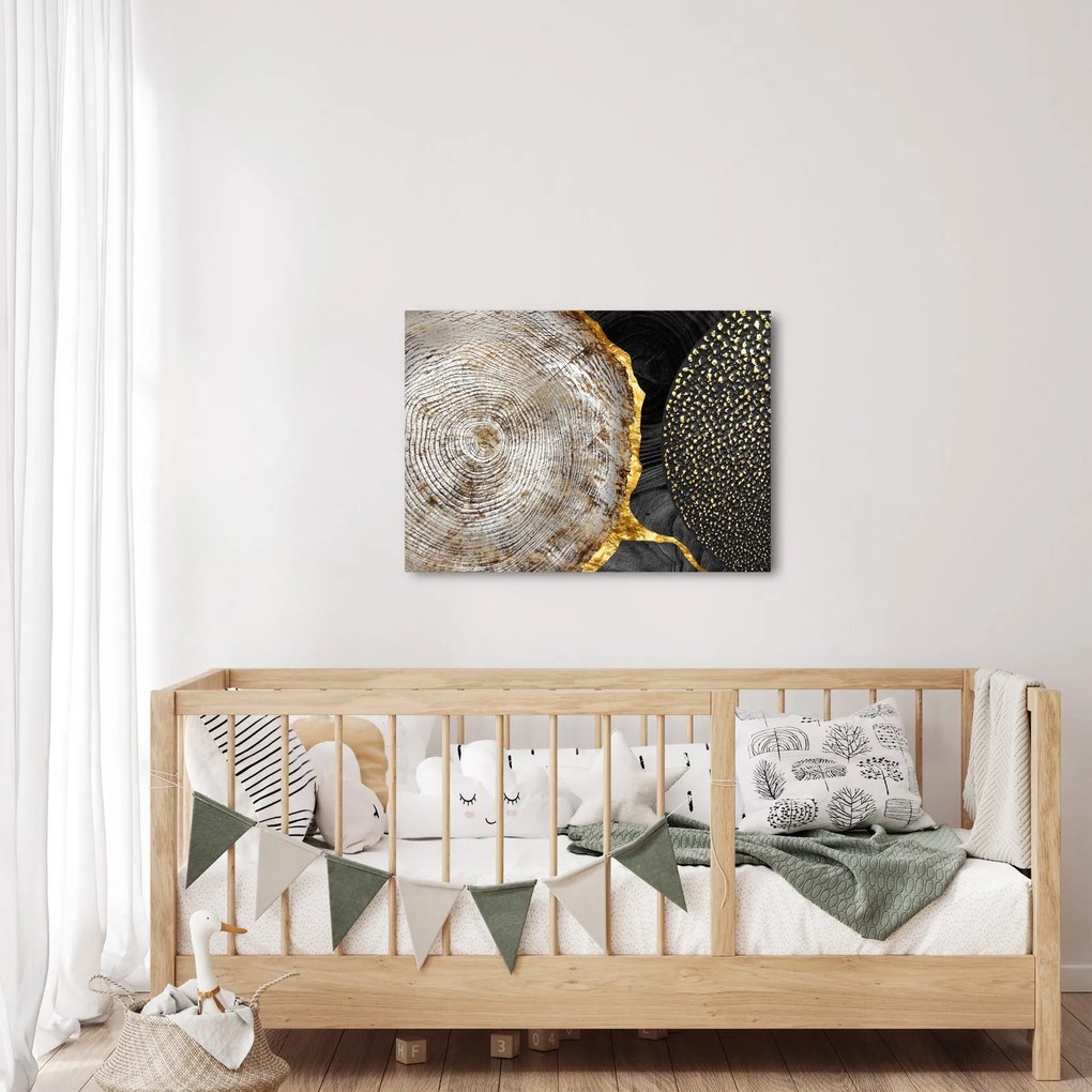Kép - Fatörzs a kollázsban 2 (70x50 cm)