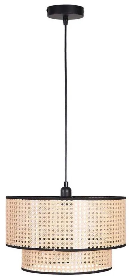 Csillár zsinóron TAKARA 1xE27/20W/230V átm. 40 cm bézs