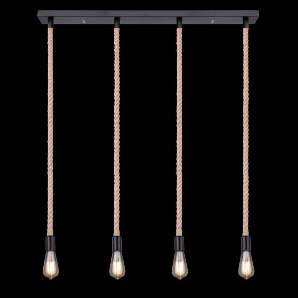 Globo 69029-4H - Csillár zsinóron ULLEU 4xE27/60W/230V