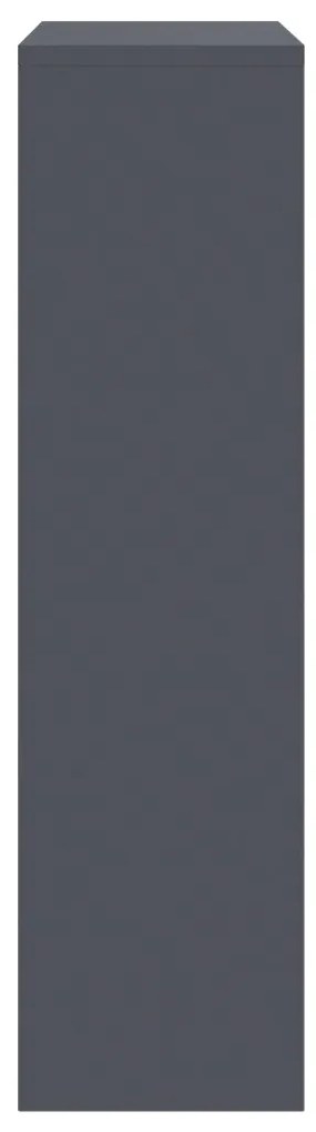 Csomagdoboz Antracit 44x22x82 cm Fém