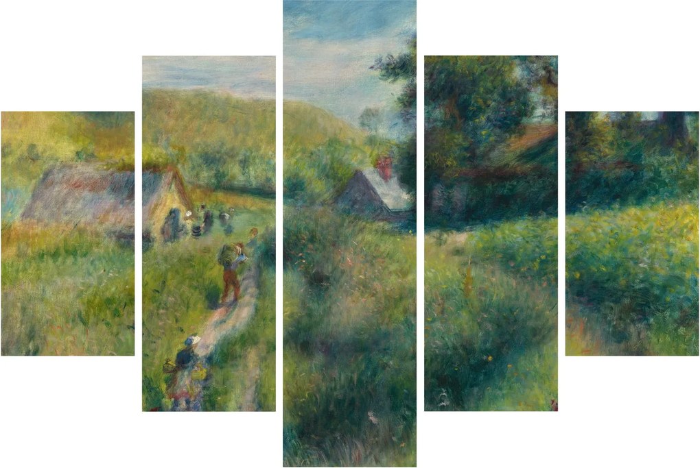 Kép - Auguste Renoir, The Mussel Harvest, reprodukciók (150x105 cm)