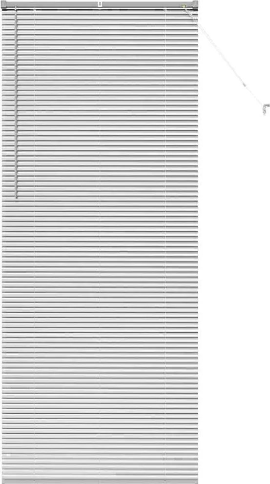 vidaXL Zsalugáter Redőnyök Ezüst 220 x 85 cm Alumínium