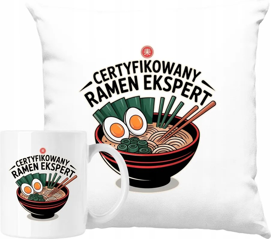 Bögre szett Ramen párna szakértő rajongó japán ötlet Ajándék