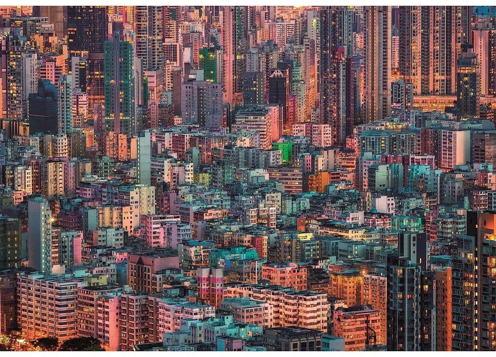 Hong Kong Hive 1500 db-os Compact puzzle Clementoni
