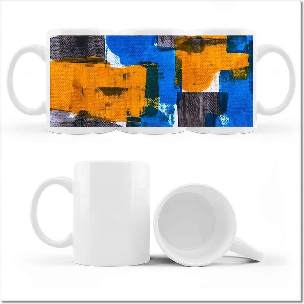 Pablo Absztrakt nyomott mintás bögre