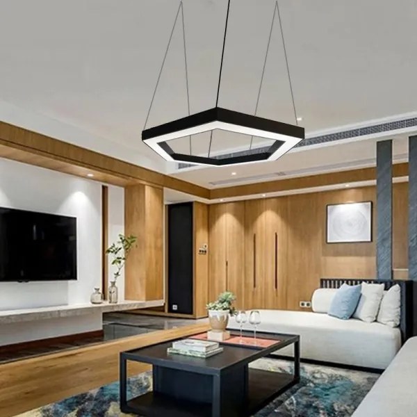 LED Csillár zsinóron LED/50W/230V 4000K átm. 100 cm