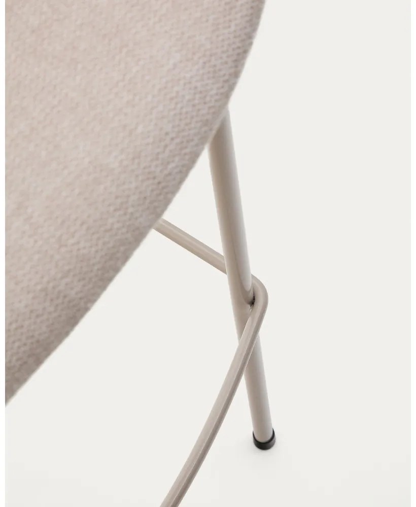 Bézs bárszék (ülésmagasság 75 cm) Yvette – Kave Home