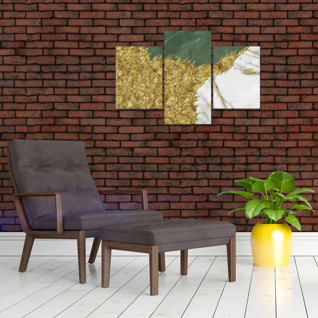 Kép - Zöld márvány N⁰2 (90x60 cm)