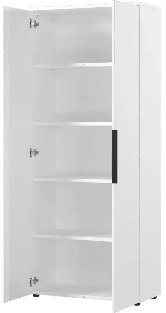 Fehér ruhásszekrény 81x197 cm Mailand – Germania