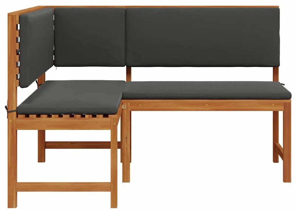 Kerti Sarok Pad Barna 140 x 100 x 91cm Tömör akácfa