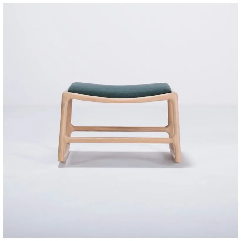 Dedo tölgyfa zsámoly zöld szövet ülőrésszel - Gazzda