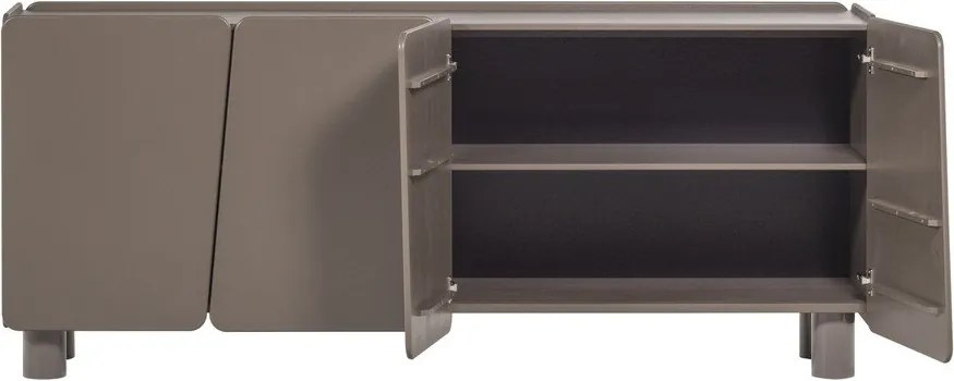 Barna borovi fenyő komód 200x85x45 cm Root – WOOOD