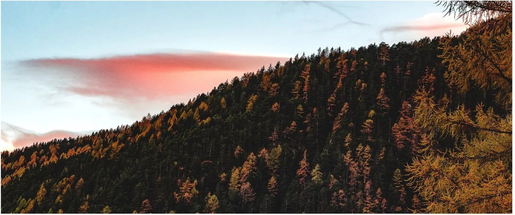 Kép a domb fölött (120x50 cm)