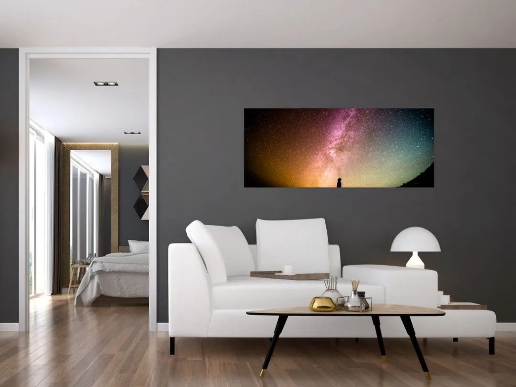 Kép - égbolt tele csillagokkal (120x50 cm)