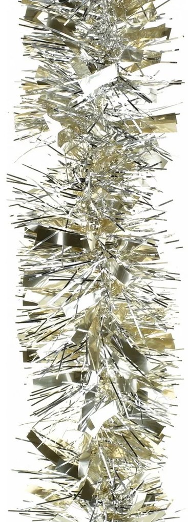 Gazdag karácsonyi lánc Champagne, 2 m, 2 db-oskészlet