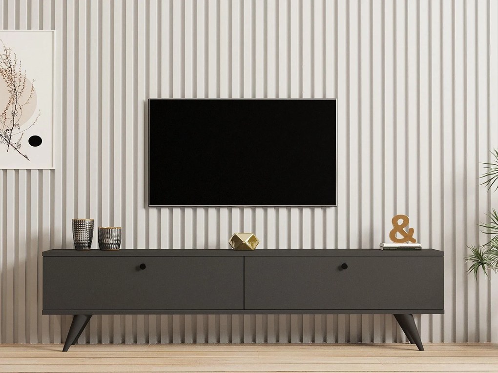 TV asztal/szekrény Tamoku (antracit) . Akció -20%. 1095126