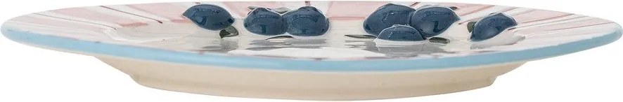 Rózsaszín-krémszínű kőedény desszertes tányér készlet 4 db-os ø 20,5 cm Carry – Bloomingville