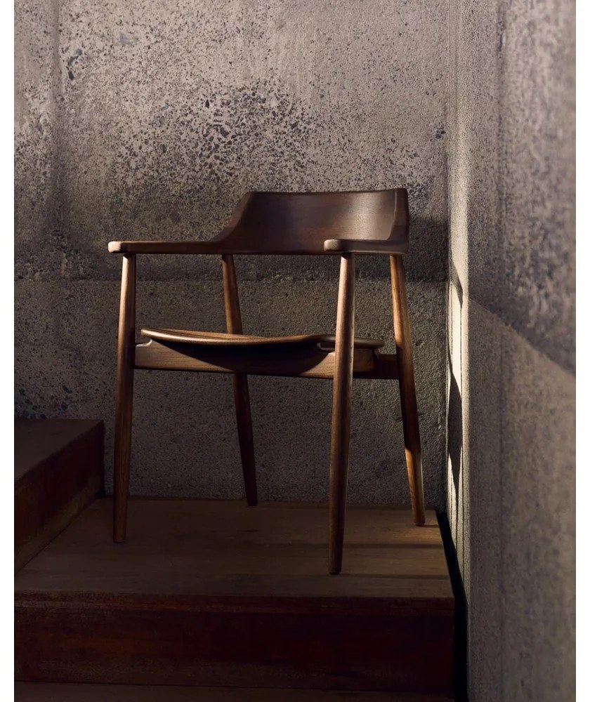 Barna tölgyfa étkezőszék Fondes – Kave Home