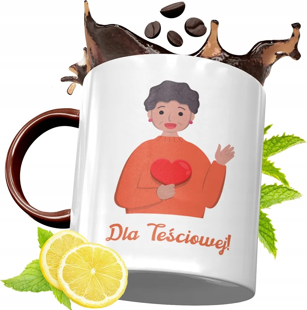 Bordó Bögre Anyósnak Születésnapra Ajándék fényképes nyomattal