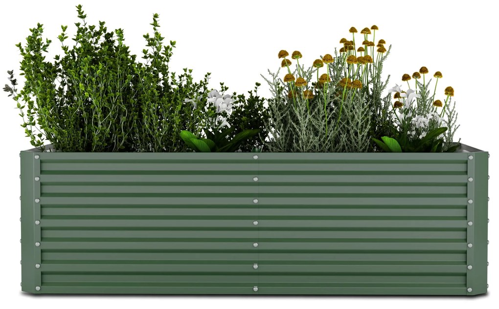 High Grow Straight magaságyás, 1200 L, Ergonomikus, Időjárásálló, Nyitott alap