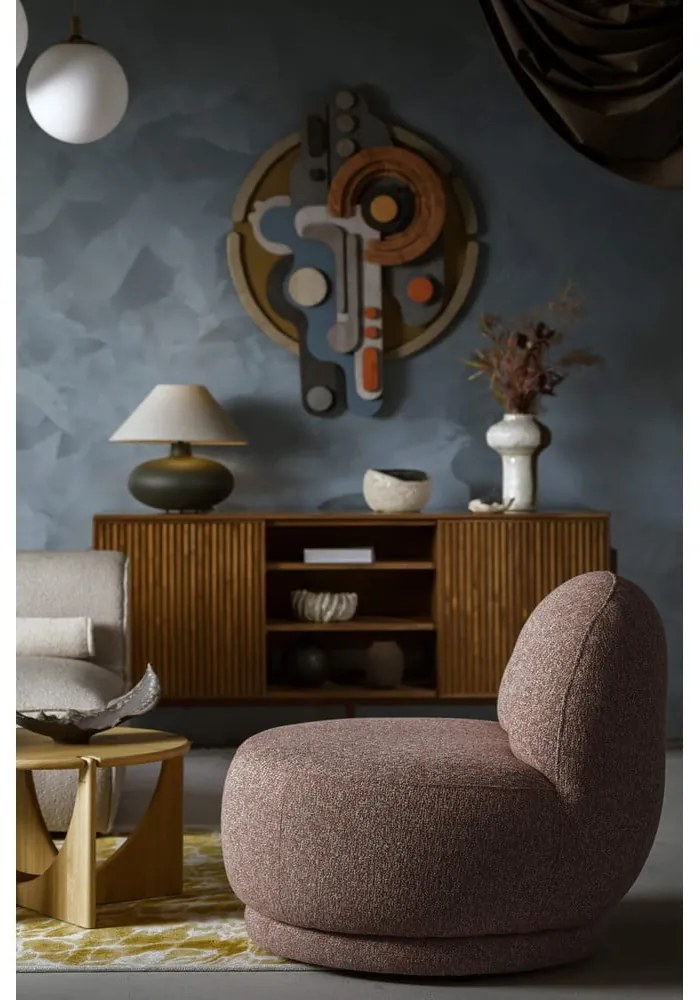 Piros fotel Ovo – Miuform