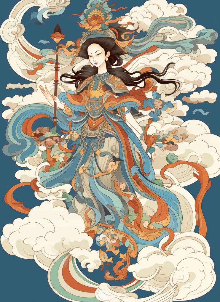 Poszter 40x55cm Mennyei látnoknő