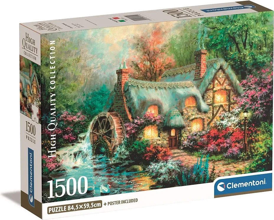 Vidéki táj Countryside 1500 db-os Compact puzzle Clementoni