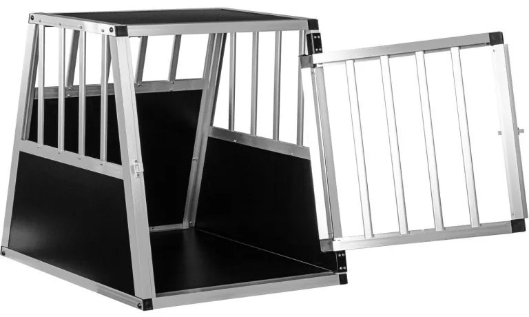 Kutyaszállító box aluminium 54 × 69 × 60 cm M