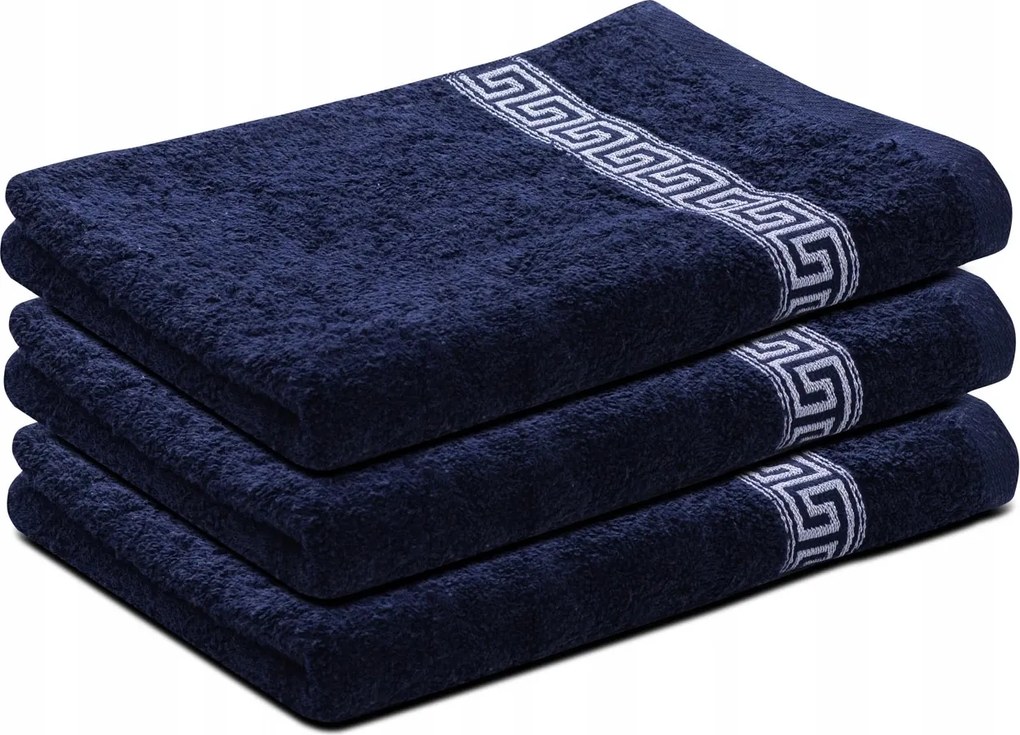 Greek törölköző, sötétkék