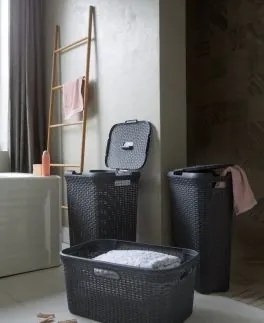 Curver Style szennyestartó kosár 40L sötétbarna