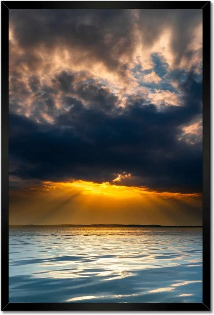 Poszterek keretben 40x60 Tenger Napfelhők