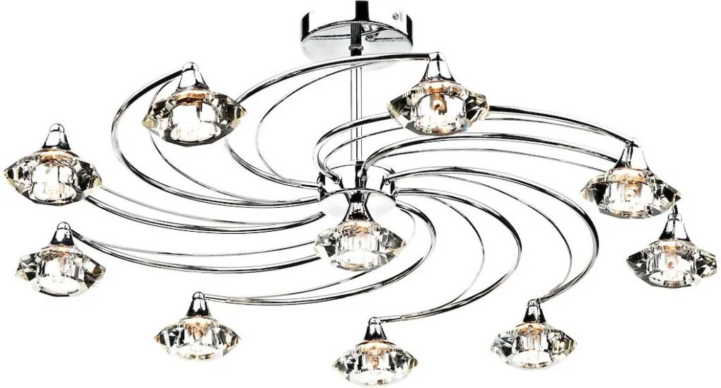Dar Lighting LUTHER LUT2350 Plafonlámpa 10x40W/G9