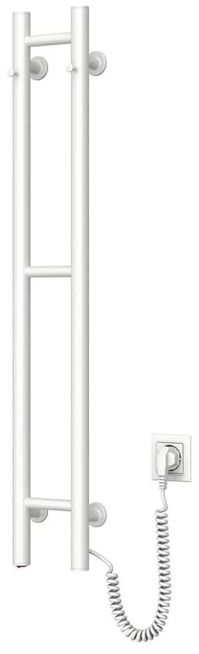 Elektromos törölközőszárító SILOUETTE 187W/230V 101,1 cm IP44 fehér jobb kerek