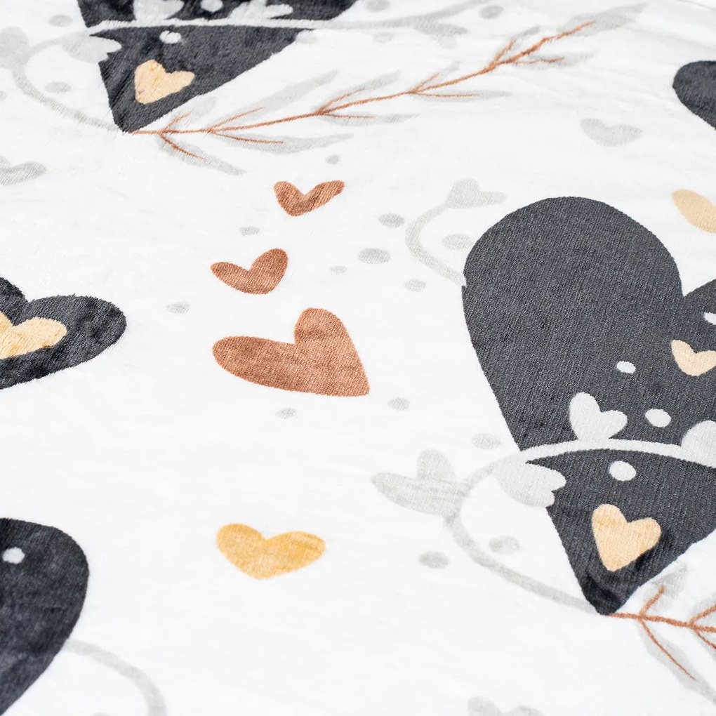 4Home Romantic mikroflanel ágyneműhuzat, 160 x 200 cm, 70 x 80 cm, 160 x 200 cm, 70 x 80 cm