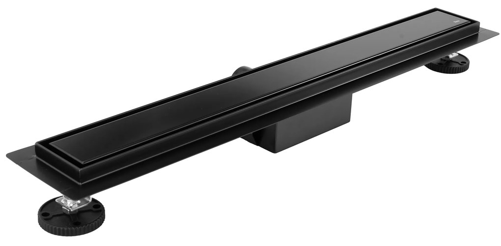 Rea Pure Neox, lefolyócsatorna 80cm, fekete matt, REA-G6604