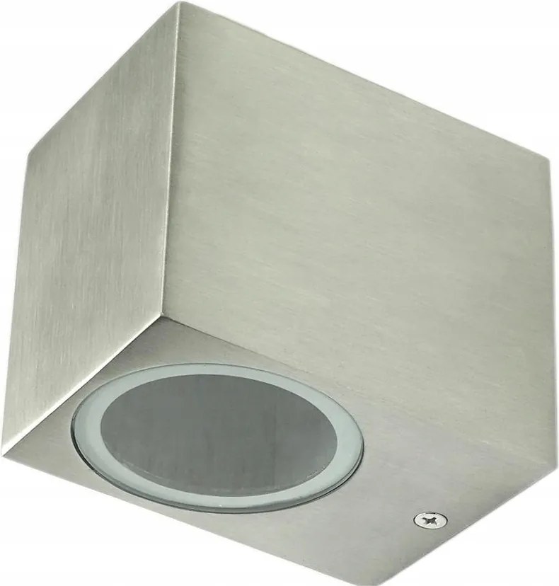 Boston kültéri homlokzati kerti fali lámpa 1xGU10 IP44 inox Goldlux