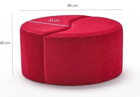 Piros puff Alis – Artie
