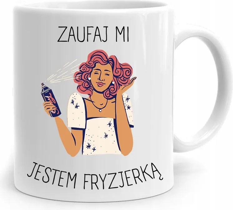 Fodrász Bögre Barbera Fodrász Bízz Bennem fényképes nyomattal