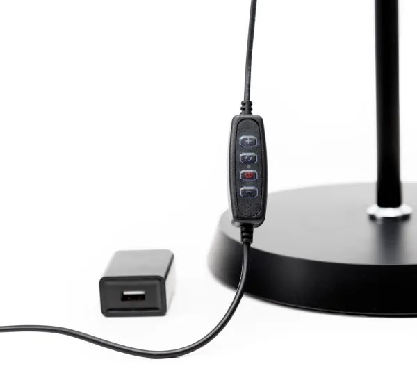 LED Dimmelhető állólámpa SIGNUS LED/10W/230V 3000/4500/6500K fekete