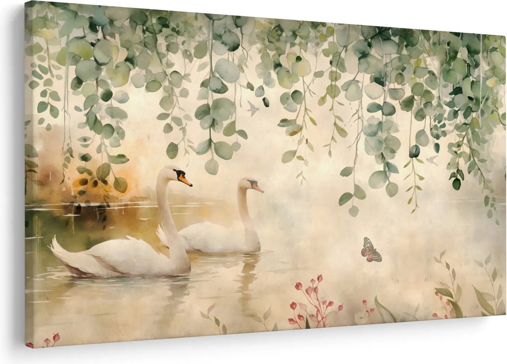 Kép - Tó, akvarell (90x60 cm)