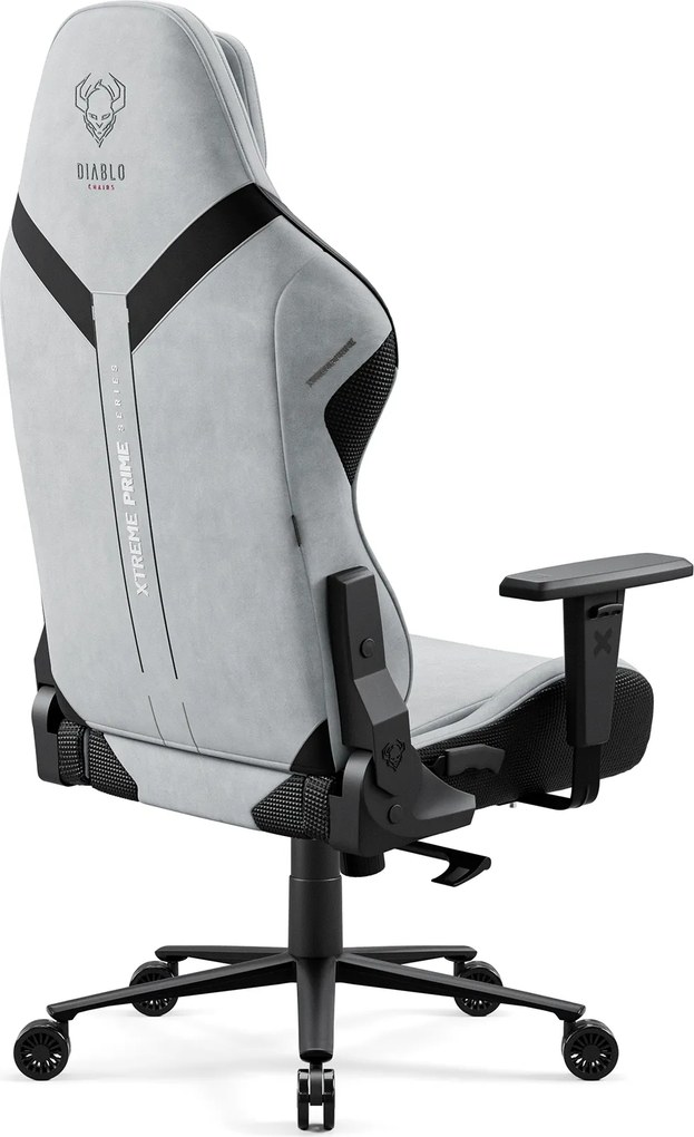 Gamer szék Normal Size, szürke-fekete: Diablo X-One Prime Nightwolf Moon