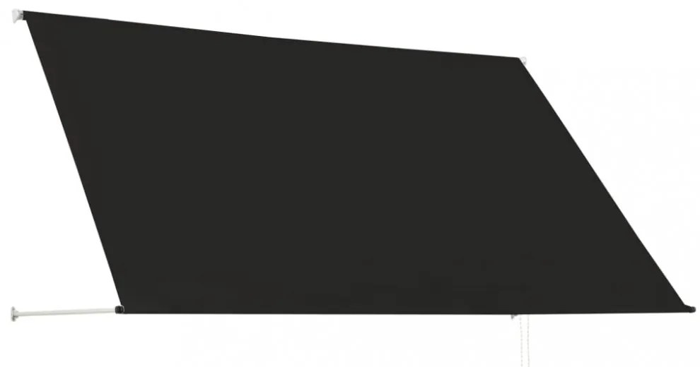 feltekerhető antracitszürke napellenző 250 x 150 cm
