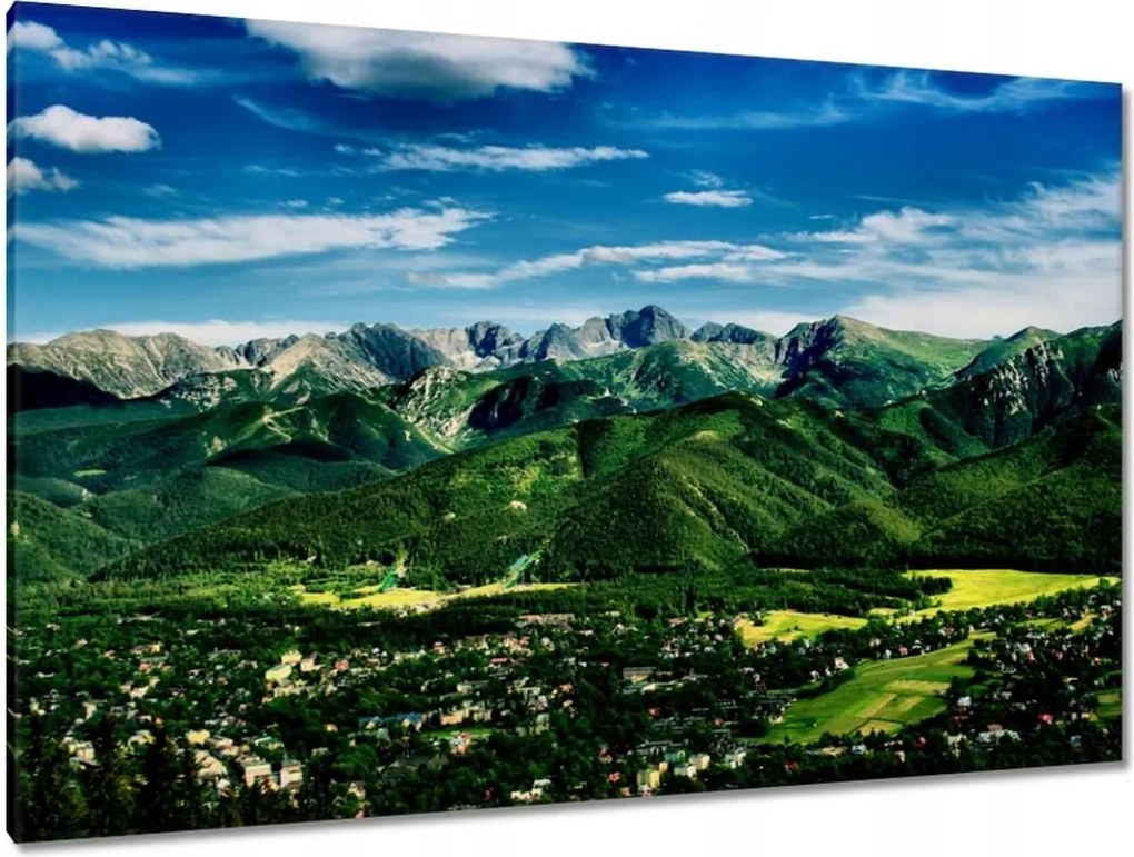 Festmények 120x80 Tájkép Tátra Lengyel hegyek