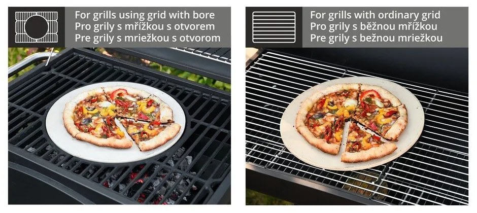 Grillező lap Pizza - Cattara
