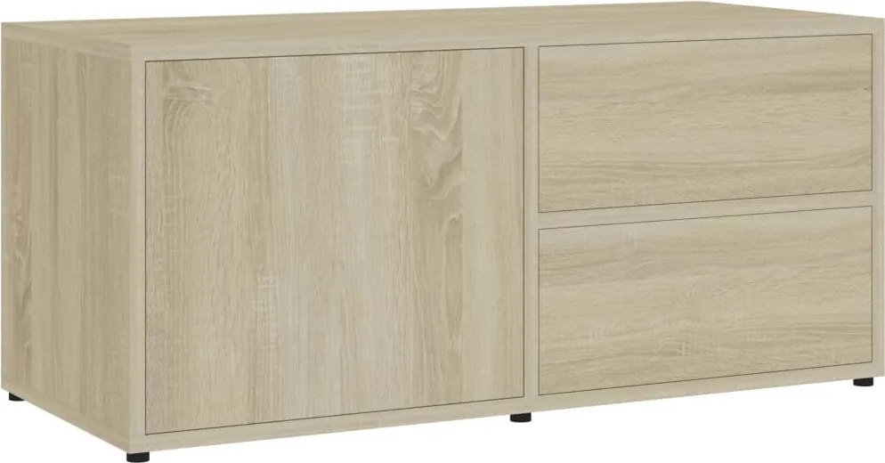 vidaXL sonoma tölgy színű szerelt fa TV-szekrény 80 x 34 x 36 cm