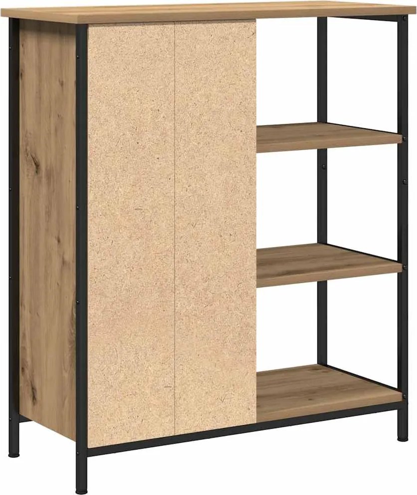 vidaXL Széf Artisan tölgy 70 x 30 x 80 cm