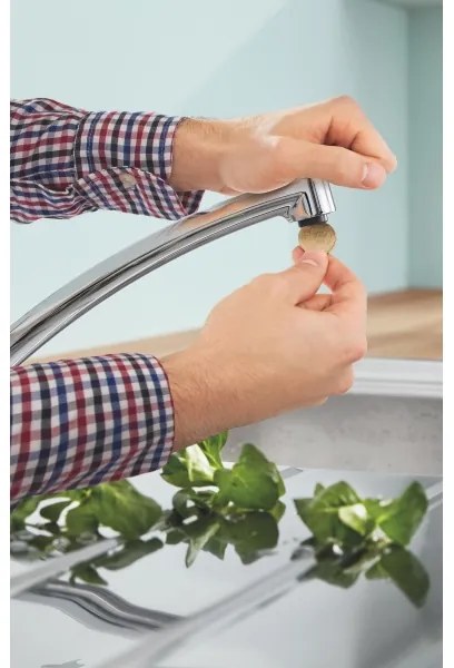 GROHE 31680000 - BAUECO mosogató csaptelep, fényes króm