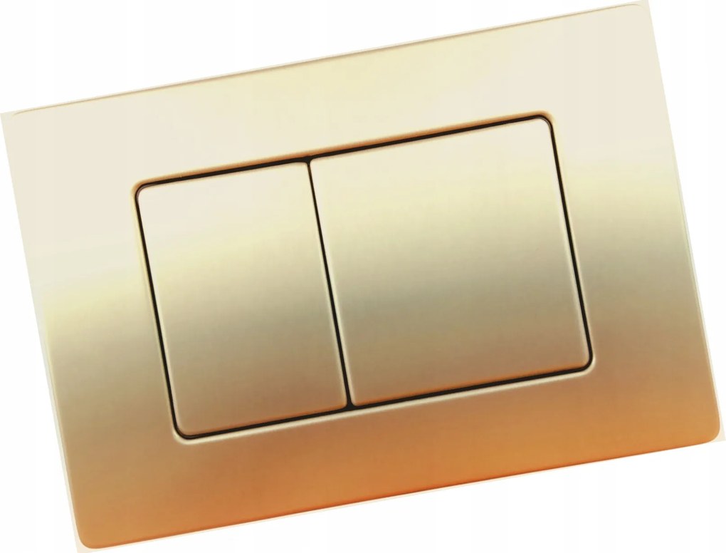 Öblítőgomb A7 rozsdamentes acél arany wc állványhoz Kerék Technic Gt